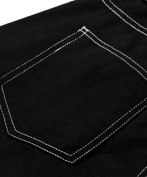 HOOK(フック)の「HOOK -select- デニムカーゴバルーンパンツ(カーゴパンツ・メンズ・ワインレッド/ブラック・L/M/S)」の17枚目の写真