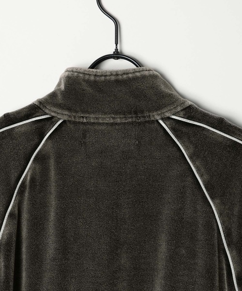 niko and...（ニコアンド）の「【WILLIAM B.ELIOTT】ベロアZIPジャケット（パーカー・レディース・パープル/チャコール・LARGE/MEDIUM）」の13枚目の写真