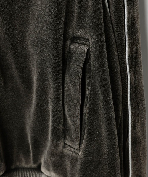 niko and...（ニコアンド）の「【WILLIAM B.ELIOTT】ベロアZIPジャケット（パーカー・レディース・パープル/チャコール・LARGE/MEDIUM）」の15枚目の写真