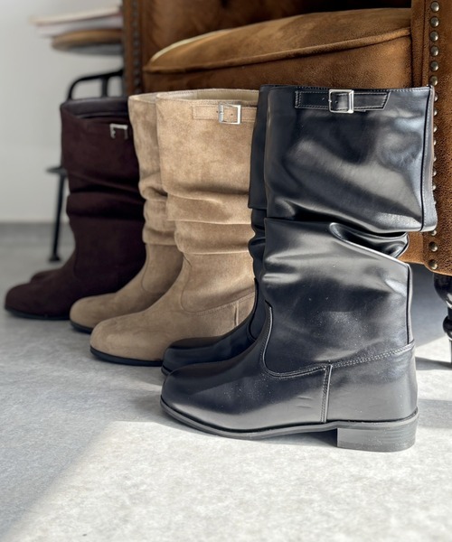 cepo（セポ）の「ミドルエンジニアブーツ（ブーツ・レディース・ベージュ/ブラウン/ブラック・M/L）」の11枚目の写真