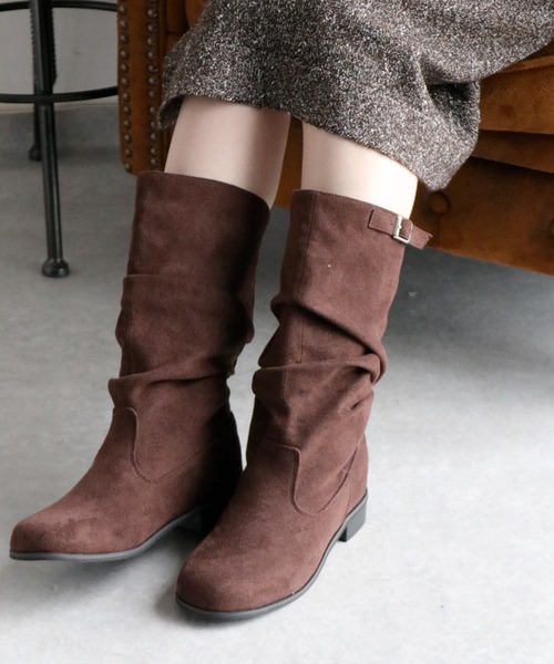 cepo（セポ）の「ミドルエンジニアブーツ（ブーツ・レディース・ベージュ/ブラウン/ブラック・M/L）」の4枚目の写真