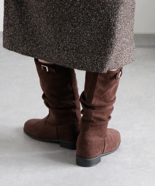 cepo（セポ）の「ミドルエンジニアブーツ（ブーツ・レディース・ベージュ/ブラウン/ブラック・M/L）」の5枚目の写真