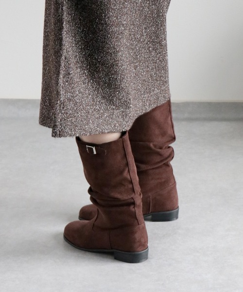 cepo（セポ）の「ミドルエンジニアブーツ（ブーツ・レディース・ベージュ/ブラウン/ブラック・M/L）」の6枚目の写真