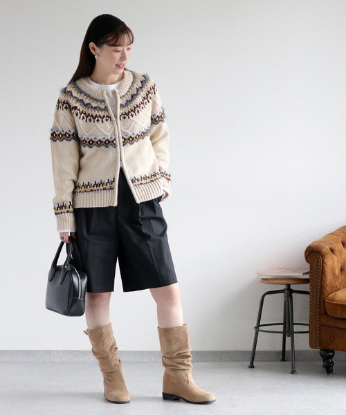 cepo（セポ）の「ミドルエンジニアブーツ（ブーツ・レディース・ベージュ/ブラウン/ブラック・M/L）」の15枚目の写真