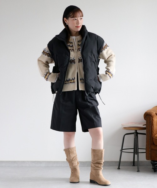 cepo（セポ）の「ミドルエンジニアブーツ（ブーツ・レディース・ベージュ/ブラウン/ブラック・M/L）」の17枚目の写真