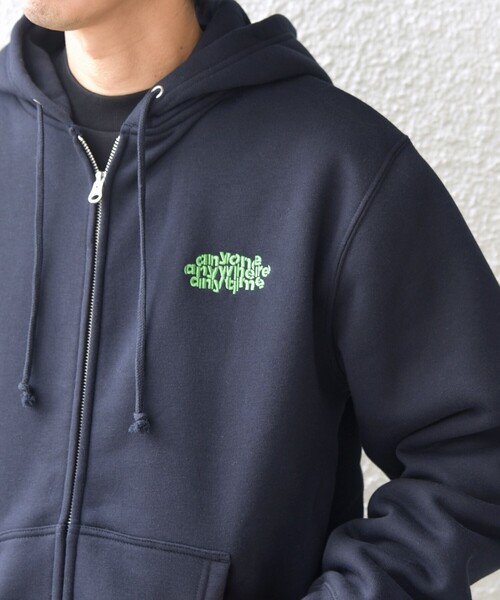 SHIPS any（シップス エニィ）の「【WEB限定】SHIPS any: ワンポイント ロゴ 裏起毛 スウェット ジップ パーカー◇（パーカー・メンズ・ネイビー/ブラック/グレー・SMALL/MEDIUM/LARGE）」の20枚目の写真