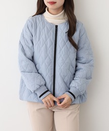 EGLANTINE ノーカラー中綿ジャケット