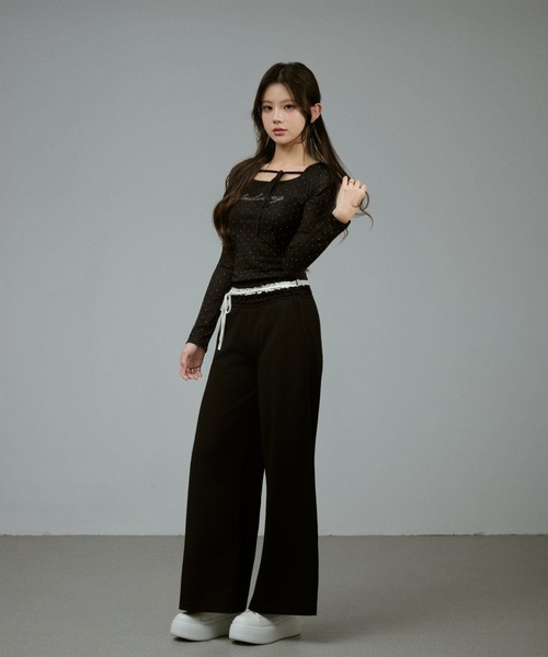 Glam Frill Bijou Set Up（セットアップ）｜andwang（アンドワン）の