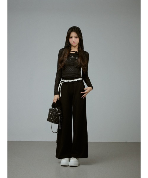 Andwang Glam Frill Bijou Set Up トップスのみ Glam Frill Bijou Set Up（セットアップ）｜andwang（アンドワン）の