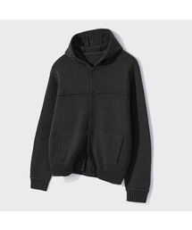 SUARE（スアレ）の「レガシーフードニットフレンチブラック（ニット/セーター）」