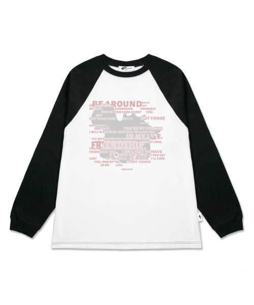 PAGESIISII(ページシシ)の「サウルスシルエットプリントオーバーサイズロングスリーブブラック(Tシャツ/カットソー・レディース・その他・MEDIUM/LARGE)」の1枚目の写真
