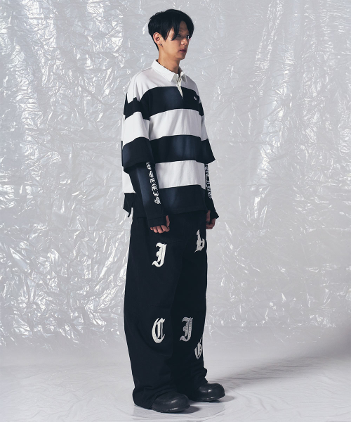 SCHISM INDUCING(スキズムインデューシング)の「FR RUGBY LONG SLEEVES BLACK(ポロシャツ・レディース・その他・MEDIUM/LARGE)」の11枚目の写真