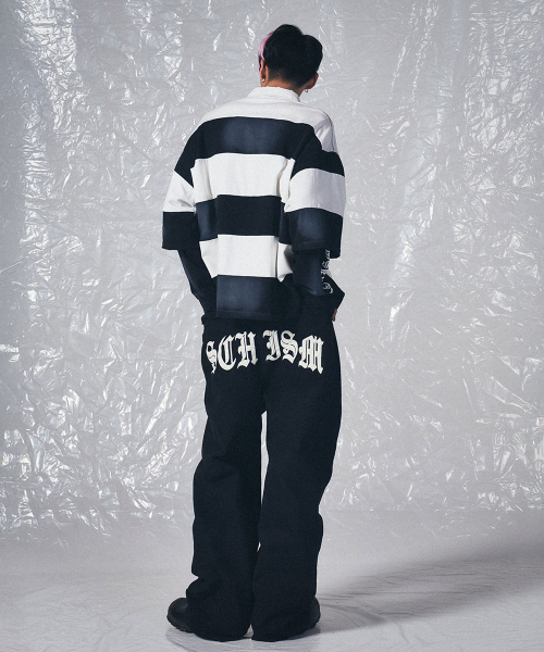 SCHISM INDUCING(スキズムインデューシング)の「FR RUGBY LONG SLEEVES BLACK(ポロシャツ・レディース・その他・MEDIUM/LARGE)」の13枚目の写真