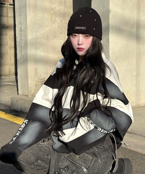 SCHISM INDUCING(スキズムインデューシング)の「FR RUGBY LONG SLEEVES BLACK(ポロシャツ・レディース・その他・MEDIUM/LARGE)」の19枚目の写真