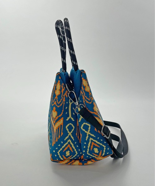 210nouve（トゥージュヌーブ）の「【2WAY】柄 ニット ハンド/ショルダーバッグ（ハンドバッグ・レディース・パープル/ブルー/ブラック/アイボリー・FREE）」の12枚目の写真