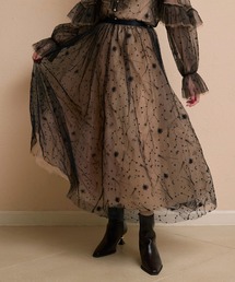 UNITED TOKYO スムースエンブロイダリースカート UNITED TOKYO スムースエンブロイダリースカート