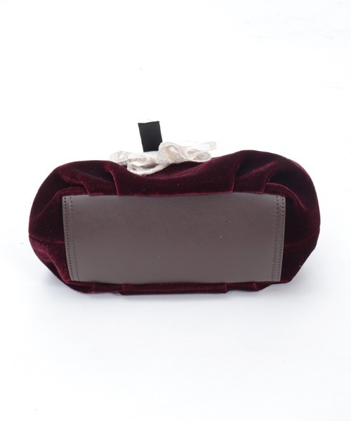 axes femme（アクシーズファム）の「カメオ付リボンベロアバッグ（ボストンバッグ・レディース・ワイン/ブラック・FREE）」の16枚目の写真