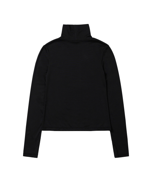WELLBEING EXPRESS（ウェルビーイングエクスプレス）の「Everyday Turtleneck Top Black（Tシャツ/カットソー・レディース・その他・MEDIUM/SMALL）」の2枚目の写真