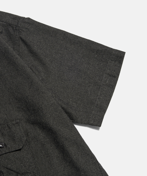 ESPIONAGE（エスピオナジ）の「Cotton Ramie S/S Henley Shirt Charcoal（シャツ/ブラウス・レディース・その他・MEDIUM/LARGE/X-LARGE）」の5枚目の写真