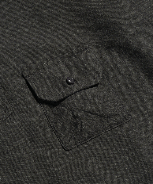 ESPIONAGE（エスピオナジ）の「Cotton Ramie S/S Henley Shirt Charcoal（シャツ/ブラウス・レディース・その他・MEDIUM/LARGE/X-LARGE）」の6枚目の写真