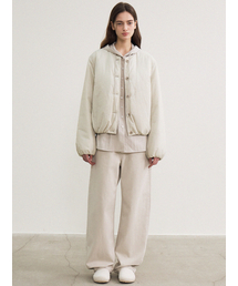 le（ル）の「balloon padded jacket (dusty khaki)（ダウンジャケット/コート）」