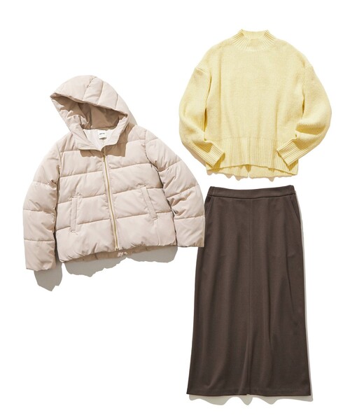 ANY SIS(エニィスィス)の「【3点SET】HAPPY コーディネートセット(ワンピース・レディース・ベージュ系/ブラック系・X-SMALL)」の2枚目の写真