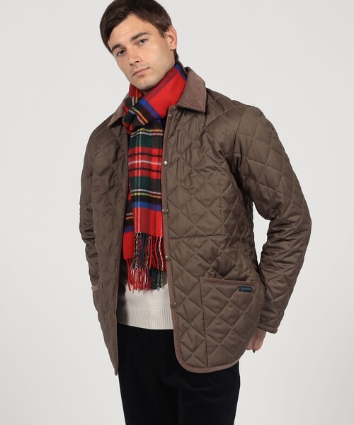 LAVENHAM（ラベンハム）の「【別注】LAVENHAM DENHAM ウールキルティングブルゾン V.B.CANONICO（ブルゾン・メンズ・キャメル・L/M/S）」の2枚目の写真