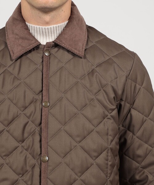 LAVENHAM（ラベンハム）の「【別注】LAVENHAM DENHAM ウールキルティングブルゾン V.B.CANONICO（ブルゾン・メンズ・キャメル・L/M/S）」の7枚目の写真