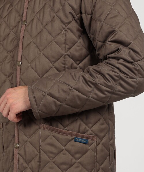 LAVENHAM（ラベンハム）の「【別注】LAVENHAM DENHAM ウールキルティングブルゾン V.B.CANONICO（ブルゾン・メンズ・キャメル・L/M/S）」の8枚目の写真