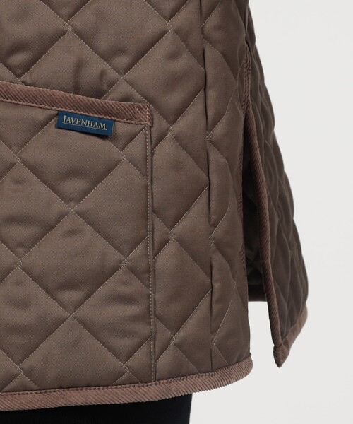 LAVENHAM（ラベンハム）の「【別注】LAVENHAM DENHAM ウールキルティングブルゾン V.B.CANONICO（ブルゾン・メンズ・キャメル・L/M/S）」の9枚目の写真