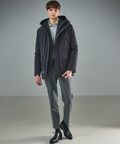 ABAHOUSE(アバハウス)の「【セットアップ対応】WOOL×COTTON ムリネ ジャージー ジャケット / FLEX JACKET / 2WAYストレッチ(セットアップ・メンズ・グレー/ブラウン/ネイビー・44/46/48/50)」の22枚目の写真