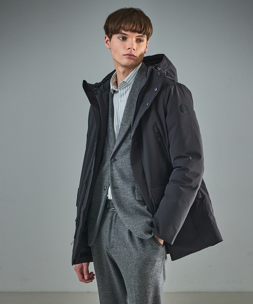 ABAHOUSE(アバハウス)の「【セットアップ対応】WOOL×COTTON ムリネ ジャージー ジャケット / FLEX JACKET / 2WAYストレッチ(セットアップ・メンズ・グレー/ブラウン/ネイビー・44/46/48/50)」の21枚目の写真