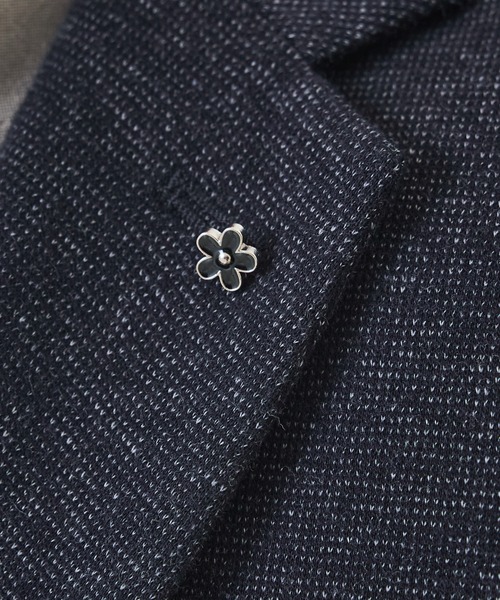 ABAHOUSE(アバハウス)の「【セットアップ対応】WOOL×COTTON ムリネ ジャージー ジャケット / FLEX JACKET / 2WAYストレッチ(セットアップ・メンズ・グレー/ブラウン/ネイビー・44/46/48/50)」の10枚目の写真