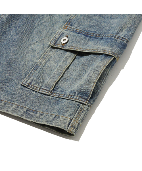 PENFIELD(ペンフィールド)の「ベルト付きガセットパーティグポケットバミューダパンツインディゴ_FR2WP02U(その他パンツ・メンズ・ダークブルー・SMALL/MEDIUM/LARGE/X-LARGE)」の9枚目の写真