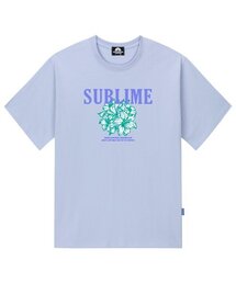 サーリムフラワーグラフィックTシャツ - パープル