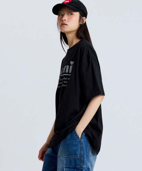MACNI(マクニ)の「SPIRIT LOGO T-SHIRT_BLACK(Tシャツ/カットソー・レディース・その他・FREE)」の2枚目の写真