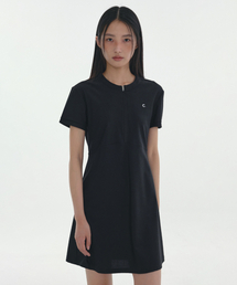 CLOVE（クローブ）の「[24SS clove] Half Zip-Up Dress (Black)（ワンピース）」