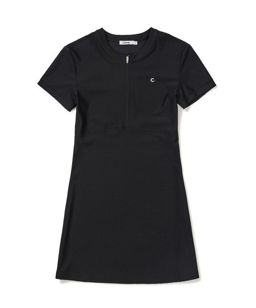 CLOVE（クローブ）の「[24SS clove] Half Zip-Up Dress (Black)（ワンピース・レディース・その他・SMALL/MEDIUM）」の2枚目の写真