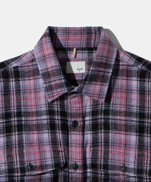 Diamond Layla（ダイアモンドレイラ）の「Marco Dusty Pink Fleece Shirt S170（シャツ/ブラウス・レディース・その他・MEDIUM/LARGE/X-LARGE）」の3枚目の写真