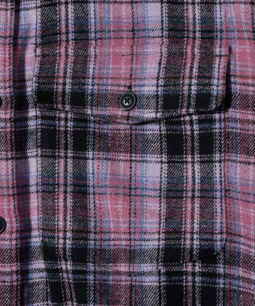 Diamond Layla（ダイアモンドレイラ）の「Marco Dusty Pink Fleece Shirt S170（シャツ/ブラウス・レディース・その他・MEDIUM/LARGE/X-LARGE）」の5枚目の写真