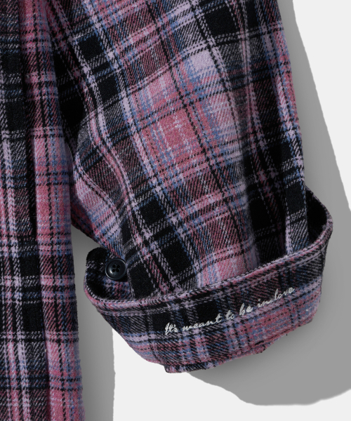 Diamond Layla（ダイアモンドレイラ）の「Marco Dusty Pink Fleece Shirt S170（シャツ/ブラウス・レディース・その他・MEDIUM/LARGE/X-LARGE）」の6枚目の写真