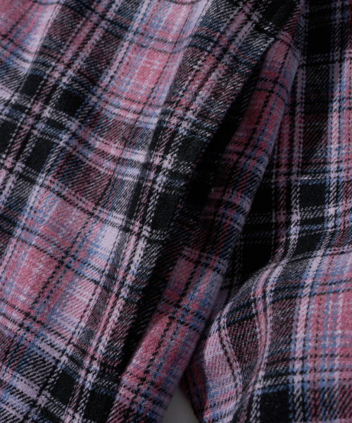 Diamond Layla（ダイアモンドレイラ）の「Marco Dusty Pink Fleece Shirt S170（シャツ/ブラウス・レディース・その他・MEDIUM/LARGE/X-LARGE）」の7枚目の写真
