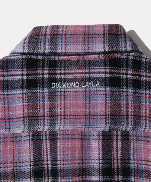 Diamond Layla（ダイアモンドレイラ）の「Marco Dusty Pink Fleece Shirt S170（シャツ/ブラウス・レディース・その他・MEDIUM/LARGE/X-LARGE）」の8枚目の写真