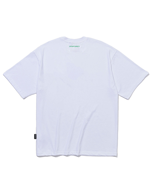 DYSFUNCT(ディスファンクト)の「PALM TREE T-SHIRT (WHITE)(Tシャツ/カットソー・レディース・その他・LARGE/MEDIUM)」の2枚目の写真