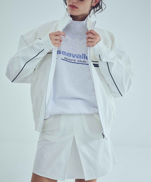 SEA（シー）の「Seavalley Sprot club ハイネックスウェット（スウェット・レディース・ブラック/グレー・ONE SIZE）」の11枚目の写真