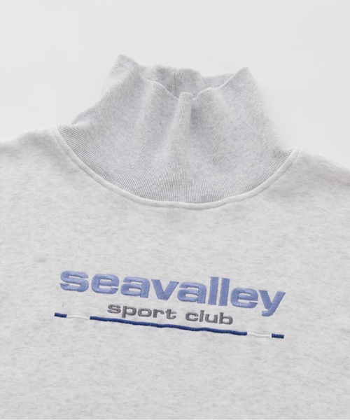 SEA（シー）の「Seavalley Sprot club ハイネックスウェット（スウェット・レディース・ブラック/グレー・ONE SIZE）」の14枚目の写真