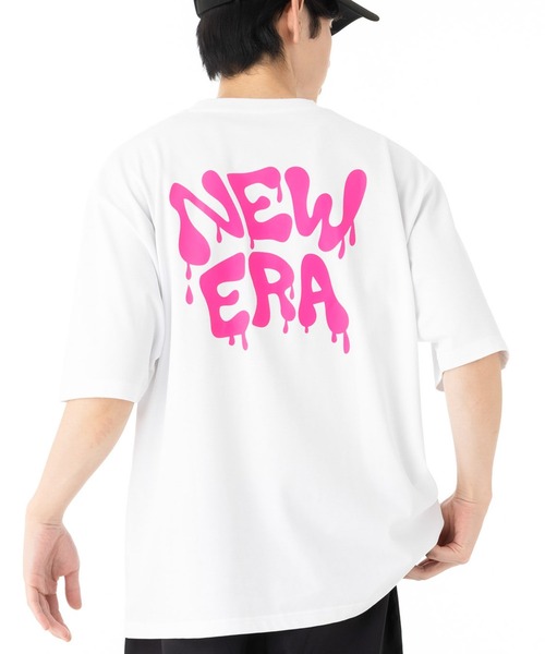 NEW ERA(ニューエラ)の「ニューエラ 半袖Tシャツ オーバーサイズ(Tシャツ/カットソー・メンズ・ホワイト/ブラック・XL/M/L/S/XXL)」の2枚目の写真