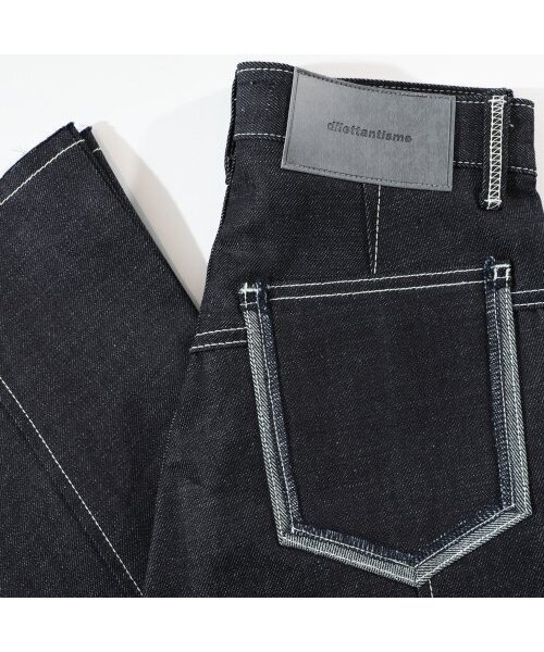 DILETTANTISME（ディレッタンティズム）の「オーバーロックプリーツワイドパンツ（デニムパンツ・レディース・その他・MEDIUM/LARGE）」の5枚目の写真