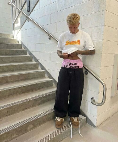 FIELDMANUAL（フィールドマニュアル）の「パイピングスウェットジョガーパンツレッド（スウェットパンツ・メンズ・その他・SMALL/MEDIUM）」の13枚目の写真