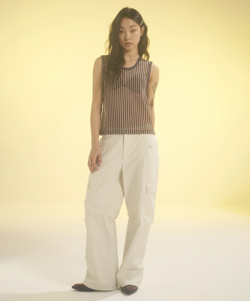 Taps Cargo Pants Ivory